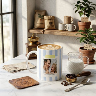 Taza de café con foto "Buenos días papá" Regalo