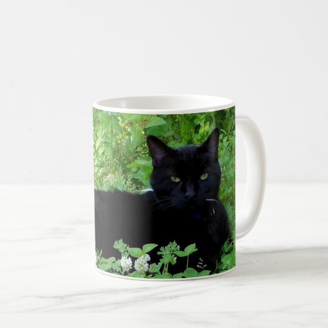Taza de café con foto de gato mascota (Anverso derecho)