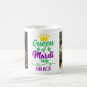 Taza De Café Con Foto De La Reina Del Mardi Gras