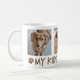 Taza De Café Con Foto De Mis Hijos Tienen Patitas 