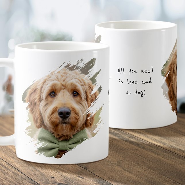 Taza de café con foto de perro regalo personalizad (Subido por el creador)