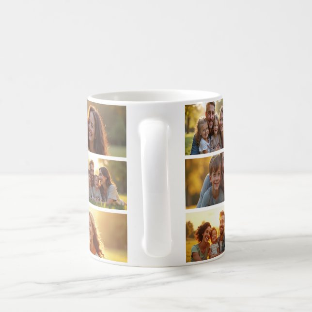 Taza de café con foto familiar  (Mango)