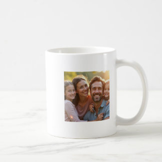 Taza de café con foto familiar