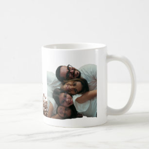 Taza de café con foto familiar personalizada para