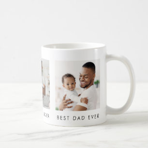 Taza de café con foto para el mejor papá del mundo