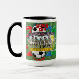 Taza de café con foto personalizada de fútbol Mund