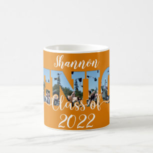 Taza de café con foto personalizada de la clase de