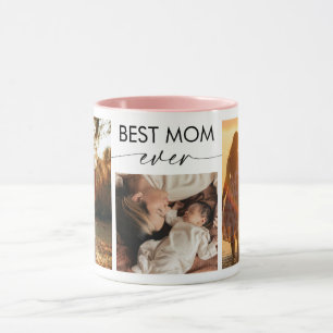 Taza de café con foto personalizada de la mejor ma