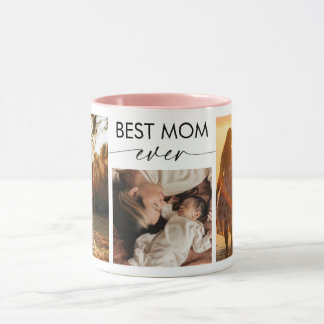 Taza de café con foto personalizada de la mejor ma
