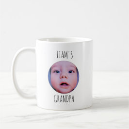 Taza de café con foto y nombre personalizados para