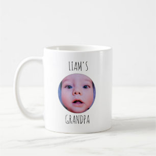 Taza de café con foto y nombre personalizados para