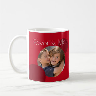 Taza de café con fotos personalizadas de mamá con 