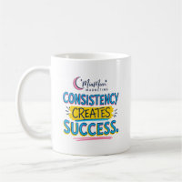 TAZA DE CAFÉ CON FRASE DE ÉXITO
