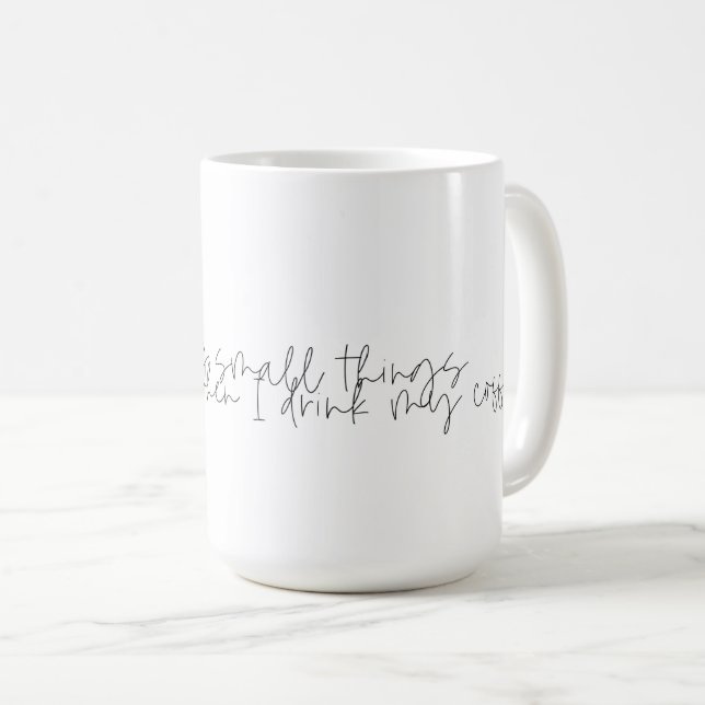 Taza De Café Con Frase Divertida De Café (Anverso derecho)