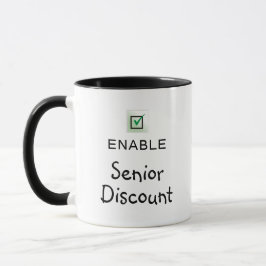 Taza De Café Con Frase Divertida Sobre Descuento P