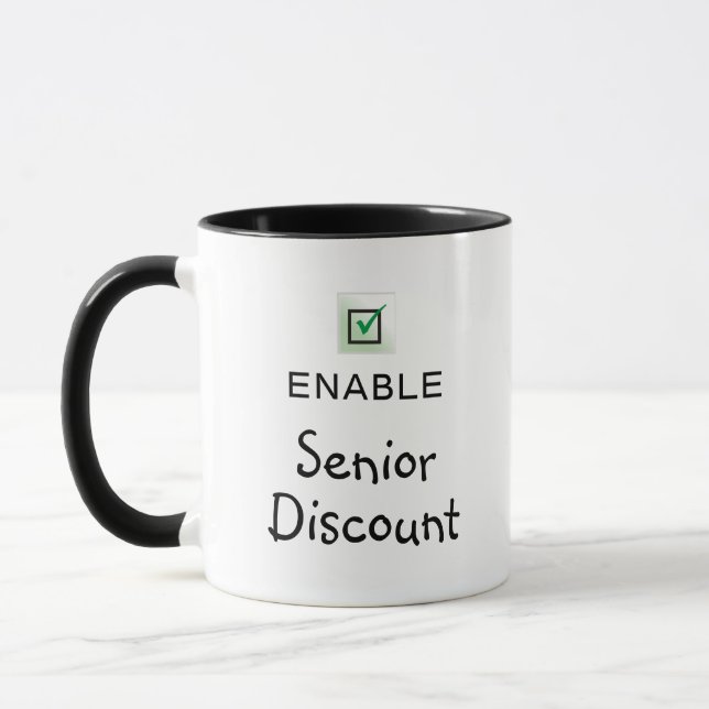 Taza De Café Con Frase Divertida Sobre Descuento P (Izquierda)