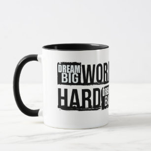 Taza De Café Con Frase Motivacional Sueña En Grand