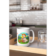 Taza de café con ganso de punto lindo mejor mamá