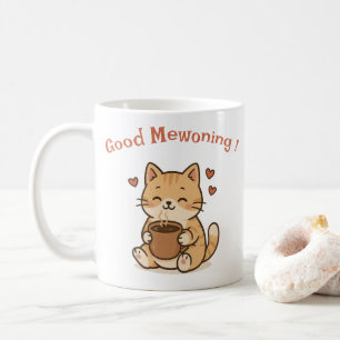 Taza De Café Con Gato Adorable Regalo Para Amantes