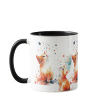 Taza de café con gato caprichoso