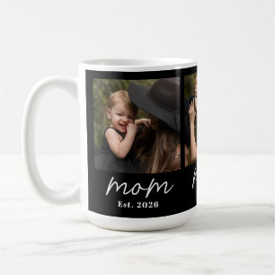 Taza de café con guión establecido de mamá negra 3