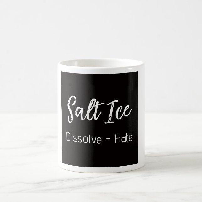 Taza de café con hielo salado (Centro)