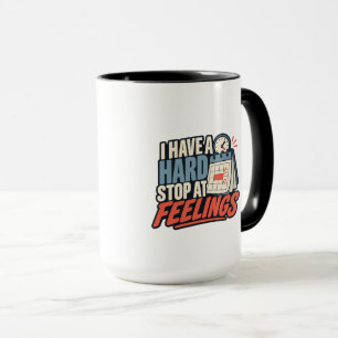 Taza de café con humor de oficina Parada dura en s