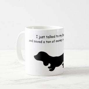 Taza de café con humor de seguro de coche para Dac