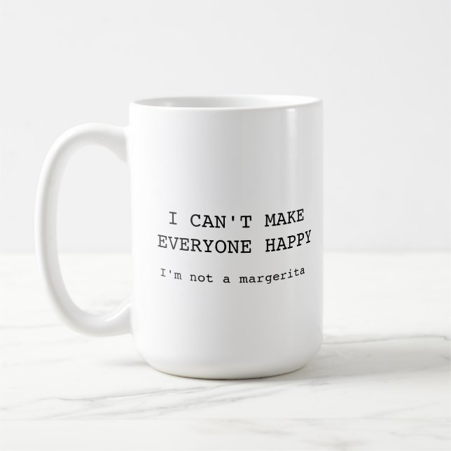 Taza De Café Con Humor Divertido Margarita (Izquierda)