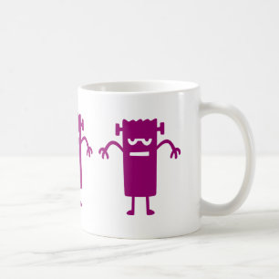 Taza de café con ilustraciones de Frankenstein púr