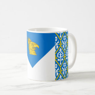 Taza de café con insignia de la población de la ba