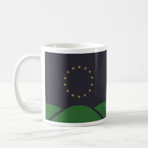 Taza de café con la bandera de Montpelier, Vermont