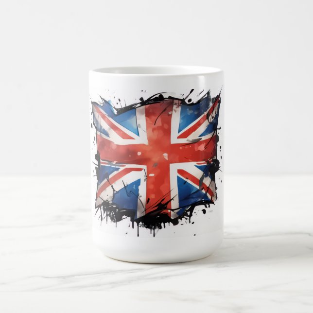 Taza de café con la bandera del Reino Unido (Centro)