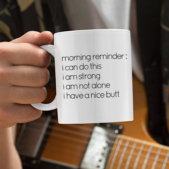 Taza de café con la divertida frase “Tengo un tras (Subido por el creador)