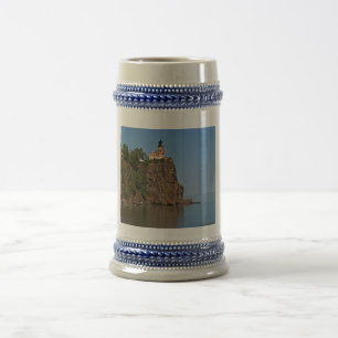 Taza de café con la foto del faro