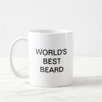 Taza de café con la mejor barba del mundo