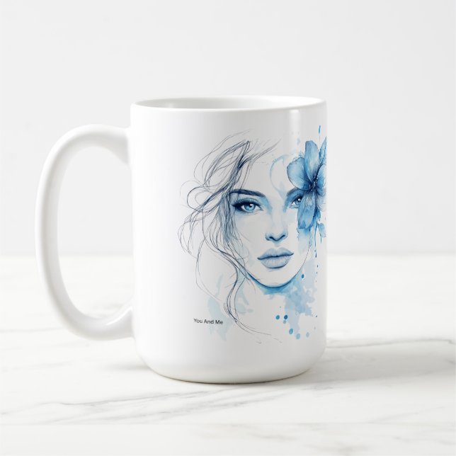 Taza de café con letra de la canción MemoryUs You  (Izquierda)