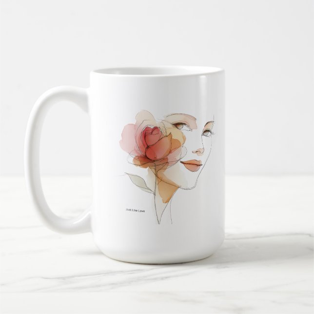 Taza de café con letra de MemoryUs – “Just Like Lo (Izquierda)