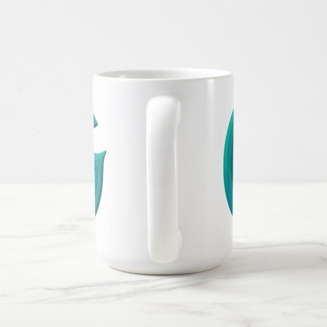 Taza de café con letra G abstracta minimalista (Mango)