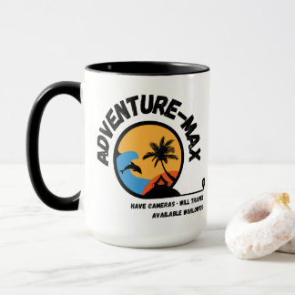 Taza de café con logotipo de Adventure-MAX (Tienen