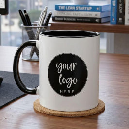 Taza de café con logotipo personalizado para empre
