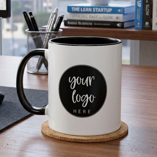 Taza de café con logotipo personalizado para empre (add your logo mug)