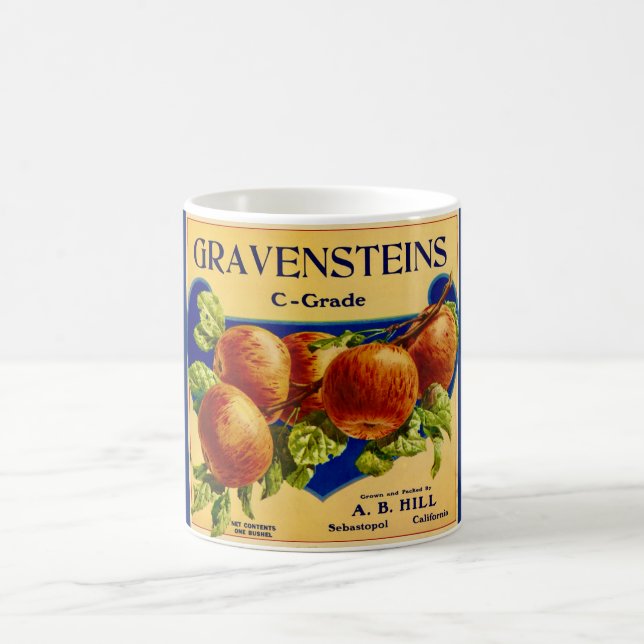 Taza de café con manzana Gravenstein (Centro)