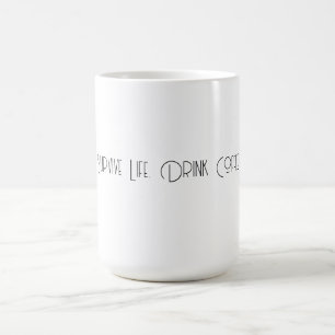 Taza de café con mensaje personalizado