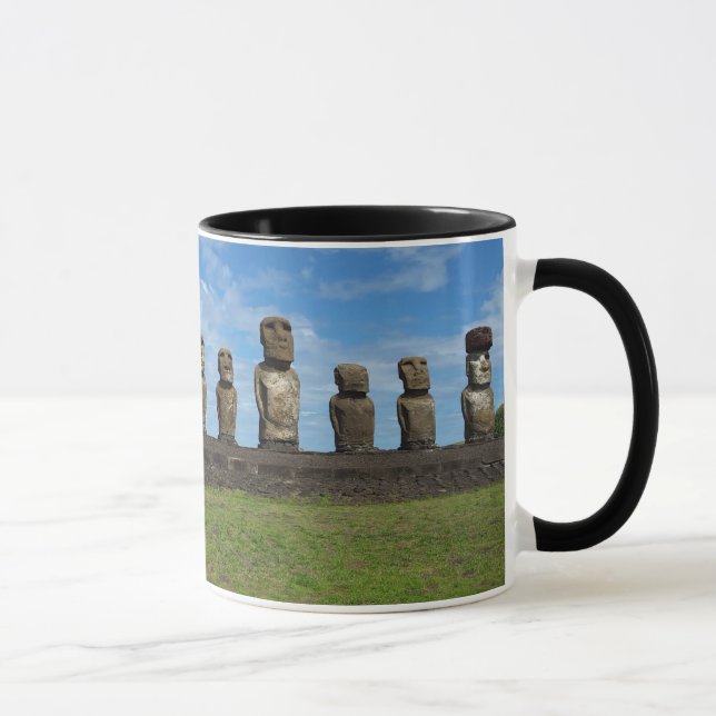 Taza de café con monograma de Rapa Nui (Derecha)