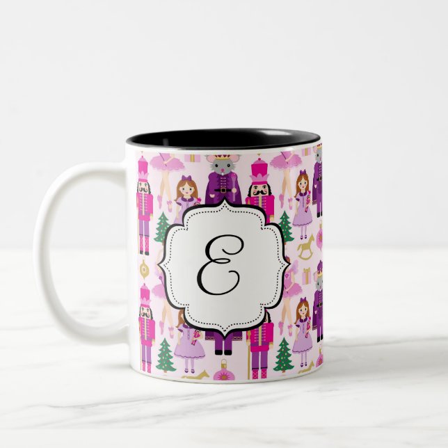 Taza de café con monograma del té de la habitación (Izquierda)