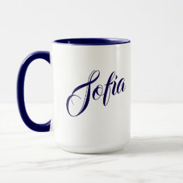 Taza de café con nombre personalizado