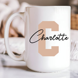 Taza de café con nombre personalizado Regalo minim