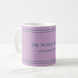 Taza de café con nombre y profesión personalizados