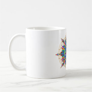 Taza de café con ojo de Chevron Azure